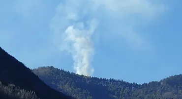 火事】山梨県笛吹市春日居町鎮目の大蔵経寺山で山火災！現場の被害状況を画像と動画で！1/18 – マイブロ