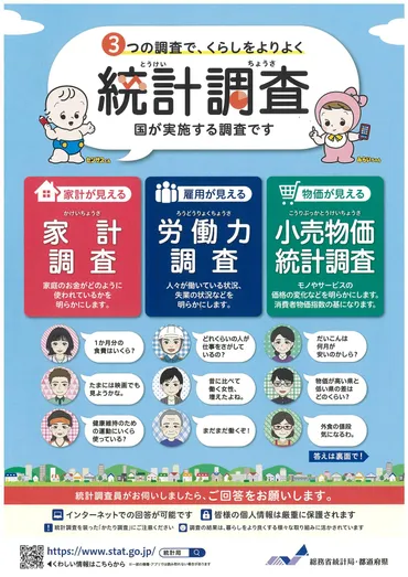 労働力調査って、どんな調査？毎月実施される国家統計調査とは!!?