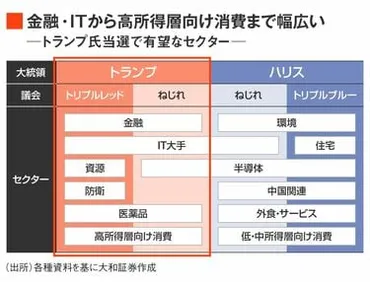 トランプ政権下の米国株｣トレンド＆注目14銘柄 132年ぶり2人目の゛返り咲き大統領゛に 