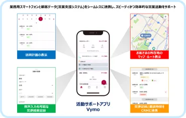 三井情報、南都銀行へ営業活動を自動支援するアプリ「Vymo」を導入 