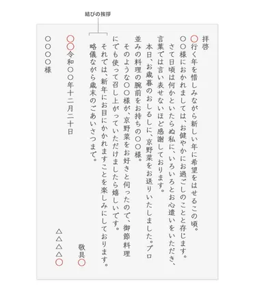 手紙を締めくくる結びの挨拶