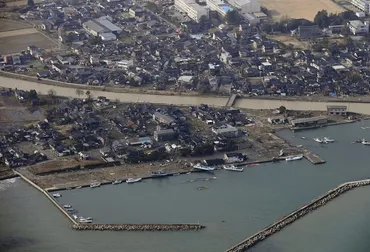 能登半島地震の津波、浸水深4mに達する 面積は3市町で190ha 