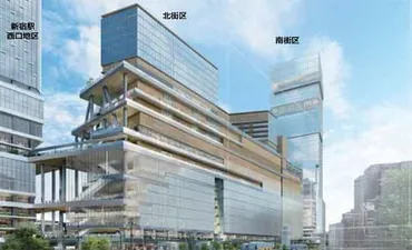 新宿西口～南口・京王百貨店周辺再開発。新宿グランドターミナル 