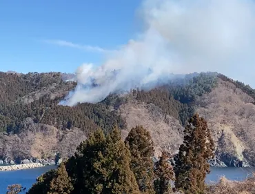 速報】大船渡市で山火事発生防災ヘリが上空から散水消火活動続く岩手県岩手めんこいテレビ