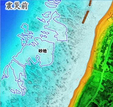 浅海域の地図を作る「海の地図」緊急調査報告～能登半島地震後の海底隆起により新たな岩礁が出現（年月日）