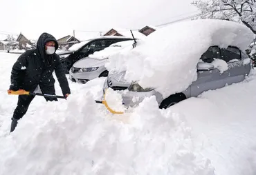 能登南部「顕著な大雪」金沢気象台発表宝達志水、６時間で２８センチ北國新聞