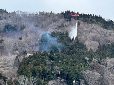 田浜地域世帯人が一時避難大船渡山火事／岩手