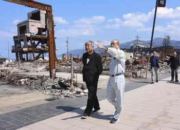 建築家の隈研吾さんが輪島市視察復興アドバイザー就任