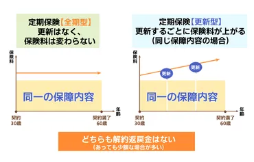 掛け捨て型の生命保険とは？貯蓄型保険との違いやメリット・デメリット