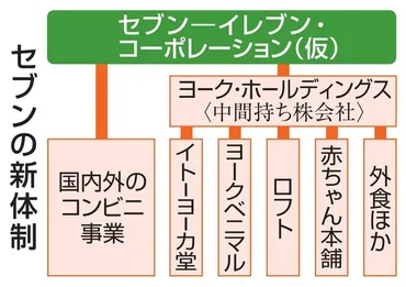 セブン、コンビニ事業に専念社名変更、買収提案に対抗（共同通信）