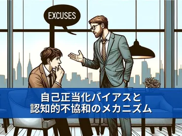 自己正当化バイアスと認知的不協和のメカニズム：詳細解説と克服のためのヒント