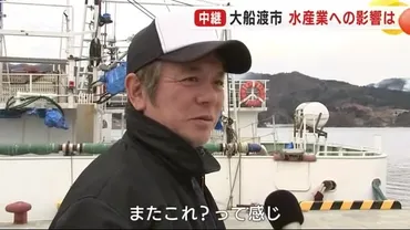またこれ?って感じ」震災復興が進むなかでの山火事ホタテ養殖作業進まず水産業に大きな影響岩手県大船渡市放送局のニュース