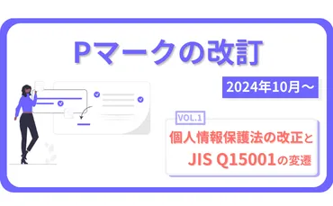 年月改訂】プライバシーマーク制度法改正との変遷編