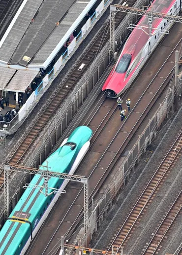 鉄道トラブル:東北新幹線、また連結分離上野・大宮間昨年月以来、走行中