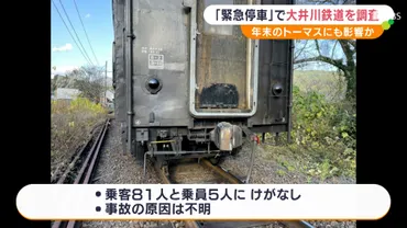 期待にそむく事故」人気のローカル鉄道で連結器が外れる重大インシデントに認定災害や老朽化どうなる年末イベント静岡