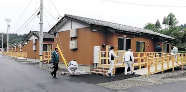 仮設、新たに完成集会所設け住民交流促進輪島・三井