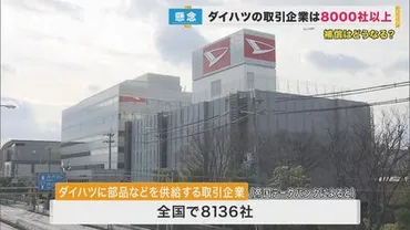 従業員およそ人の「給与」は維持方針部品など取引企業は社以上「補償」についてすでに話し合いも【ダイハツ不正問題】