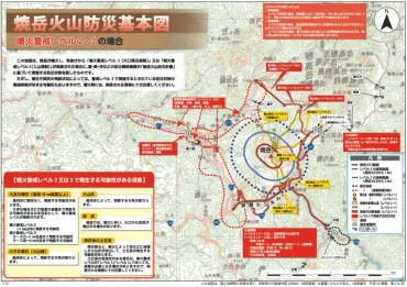 噴火警戒レベルを更新