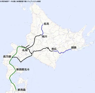 北海道の鉄道網、年後は半減か…維持困難路線を正式発表