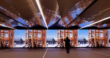 万博会場への最寄り駅。大阪メトロ中央線「夢洲駅」は、日本らしさが凝縮された移世界劇場!