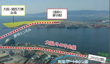 大阪メトロ中央線を会場の夢洲まで延伸…年大阪・関西万博へ向けたインフラ整備計画が決定