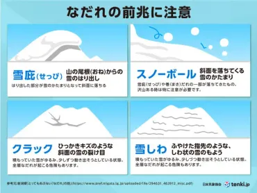 雪崩はなぜ起こる?雪崩の種類や特徴、対策について解説もし巻き込まれたら季節・暮らしの話題年月日