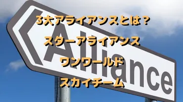 大アライアンスとは?スターアライアンス、ワンワールド、スカイチームについて