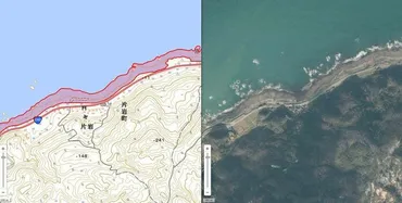 海岸90キロにわたり隆起か地理学会「漁業に影響」