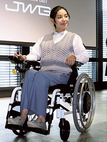 ヤマハ発動機車いす電動化ユニット海外展開強化全面改良で耐荷重３５キロ増完成車販売は終了