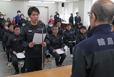 被災地で入庁式・入社式復興元年一歩踏み出す輪島市職員「今度は私が支援する番」／石川
