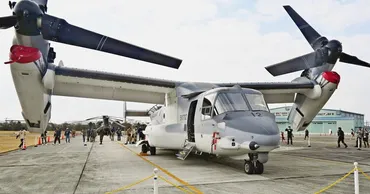 陸自オスプレイ再開へ千葉木更津駐屯地あすにも