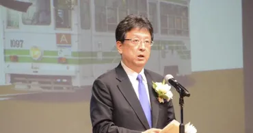熊本】熊本市電周年コロッケさんら招き記念式典