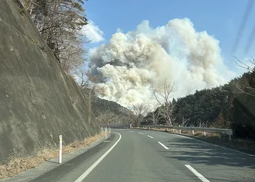 大船渡市で山林火災84戸延焼か、県が災対本部