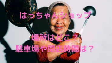 はっちゃんショップの場所は?住所、閉店時間や駐車場台数、ホームページも気になる!