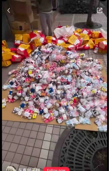 ハローキティ展にいた中国人転売ヤー明日は明日の風が吹く