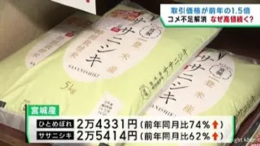 米の価格が高騰品薄は解消も業者間で買い取り競争が激化
