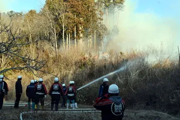 息つく間なく「また山火事」大船渡市と陸前高田市の一帯