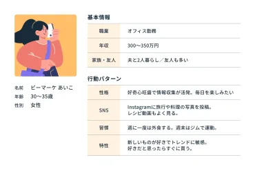 ペルソナの作り方とは?徹底解説【無料設定シートダウンロード】
