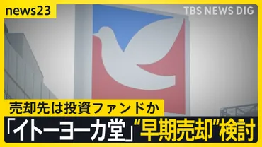 セブン&アイなぜ「イトーヨーカ堂」゛早期売却゛検討売却先は投資ファンドか【】