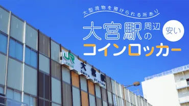 大宮駅周辺の安いコインロッカー選!大型荷物を預けられる所もあり
