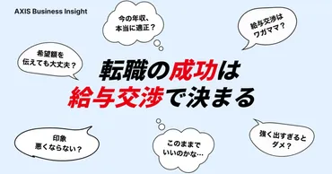転職時の給与交渉対策