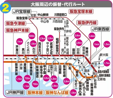 神戸線に遅延が発生している模様