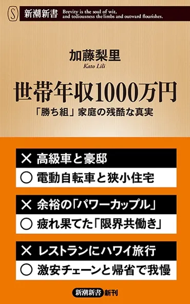 世帯年収万円―「勝ち組」家庭の残酷な真実―』加藤梨里