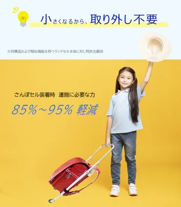 さんぽセルランドセル用スティックキャリー【悟空のきもち】