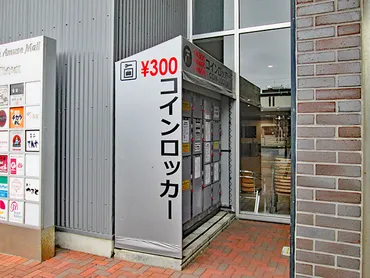 海浜幕張駅北口の複合商業ビルのコインロッカー