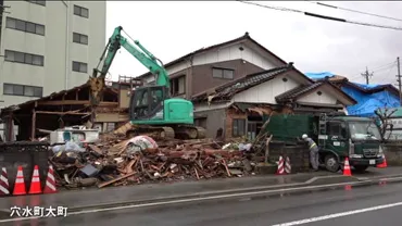 棟の住宅が全半壊した」石川県穴水町で公費解体はじまる