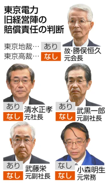 東電旧経営陣の賠償取り消し高裁「津波予見できず」、一審は兆円命令:ニュース:中日ナビ