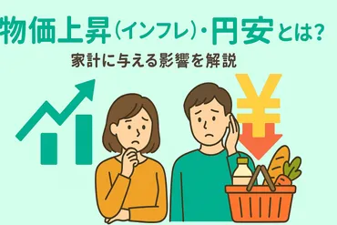 物価上昇(インフレ)の家庭での対策方法!無理なく続ける節約・家計管理のポイント