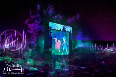 『アオと夜の虹のパレード』大阪・関西万博で水と空気をテーマにしたスペクタクルショーとは？（予約方法、見どころを徹底解説）大阪・関西万博の目玉！水上ショー「アオと夜の虹のパレード」詳細発表