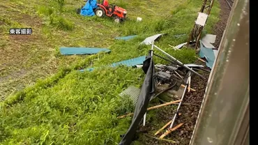列車に衝突した小屋は雨よけとして1カ月前に線路脇に建てられたもの…3人死傷の長野電鉄事故 長野・須坂市(FNNプライムオンライン)